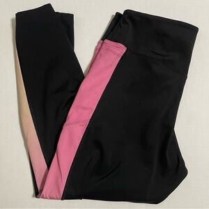 Pink‎ Active High Waist Seamless Ombre Full Length Leggings Tights XL